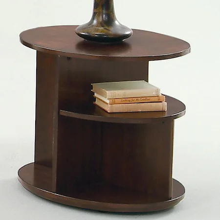 Oval End Table